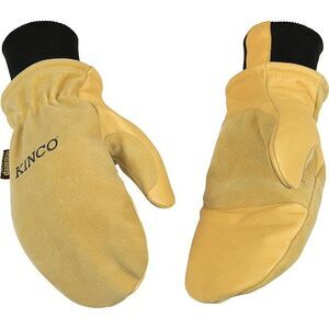 Kinco KIN-901T Premium Leather Work and Ski Gloves w/ Waterproof Wax, L (1 Pair)